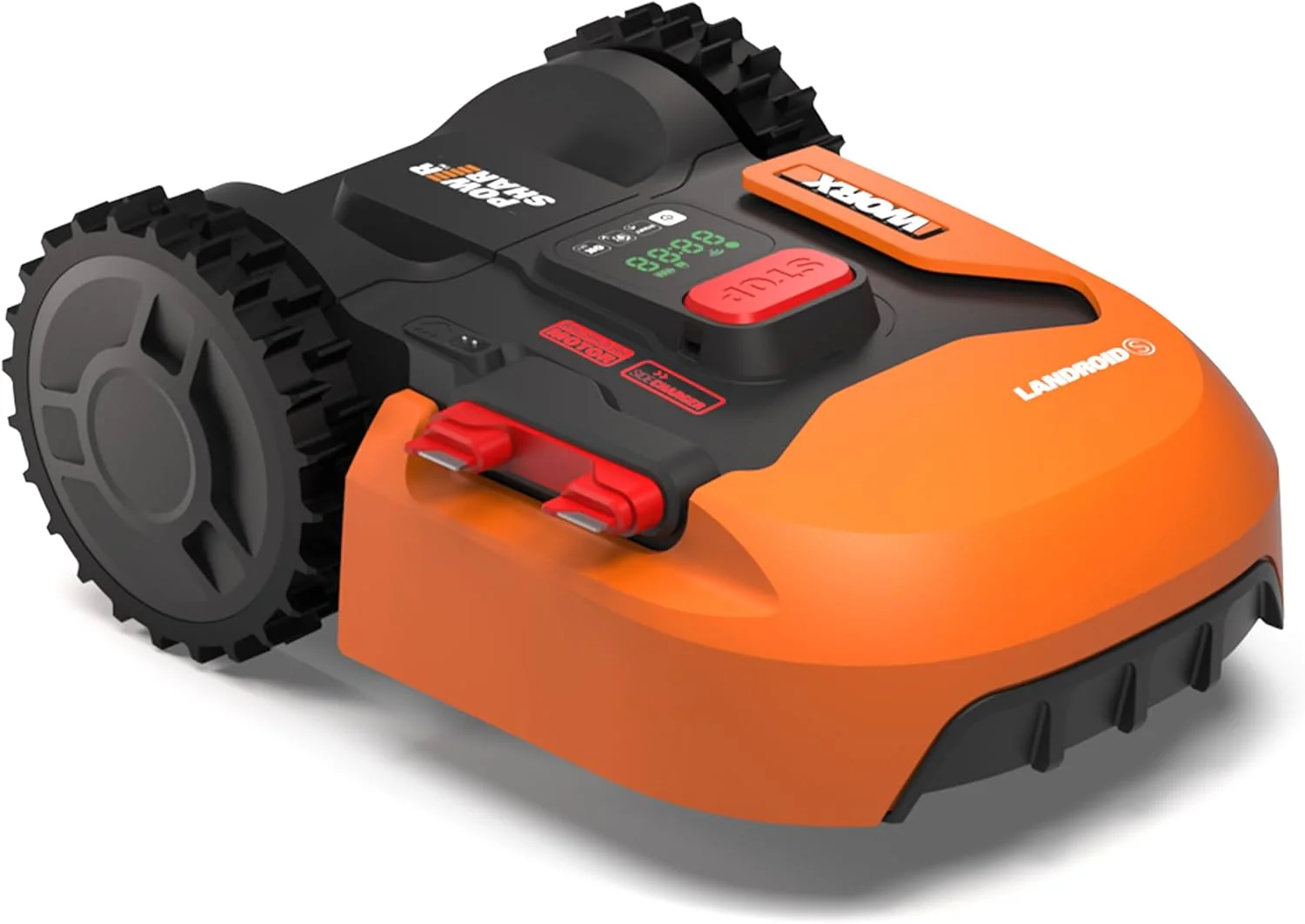 WORX Landroid M WR141E robotmaaier/accugrasmaaier voor kleine tuinen tot 500 m2/zelfrijdende grasmaaier voor een nette gazonsnit, veelkleurig