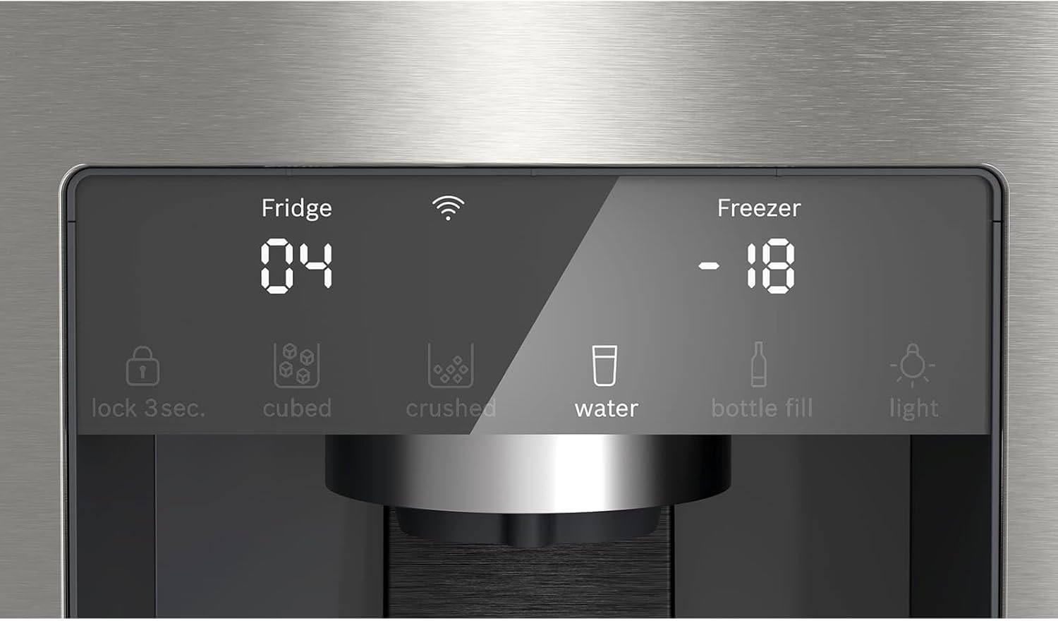 Bosch KFD96APEA, Série 6, Réfrigérateur américain, Pose libre, 183 x 90.5 cm, 574 L, Inox