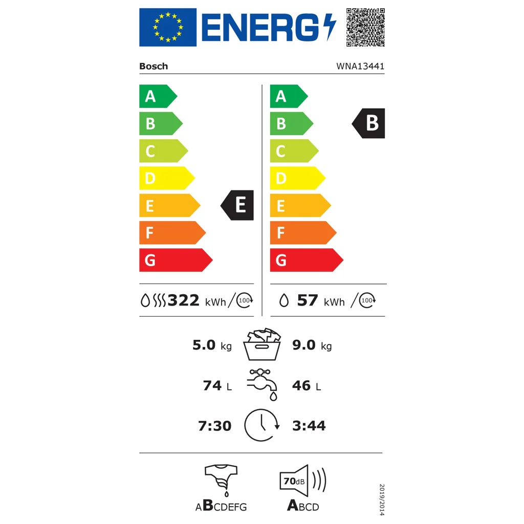 2025 Bosch MDA Was-droogcombinatie Serie 4 WNA13441