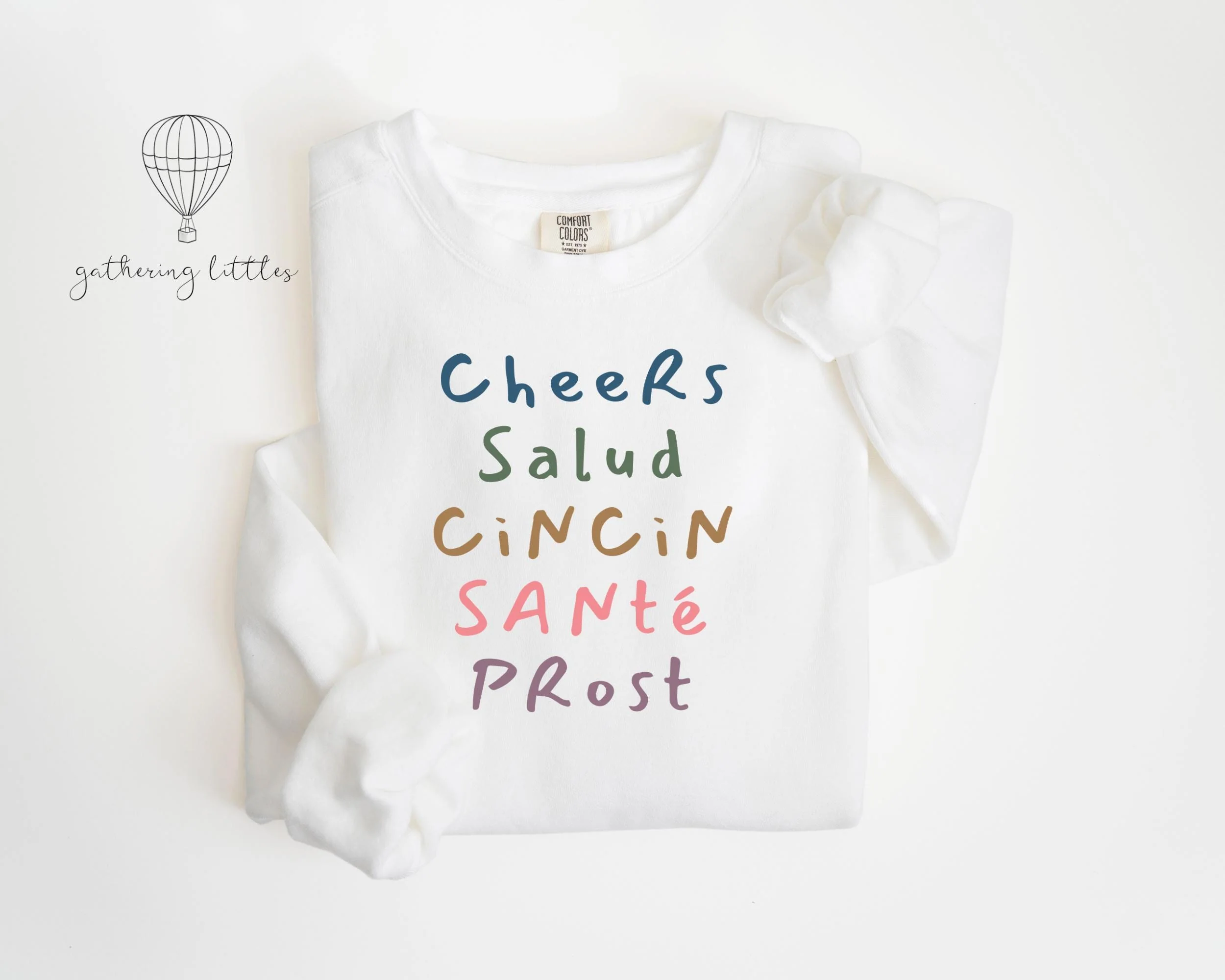 Cheers Salud Crewneck Sweatshirt