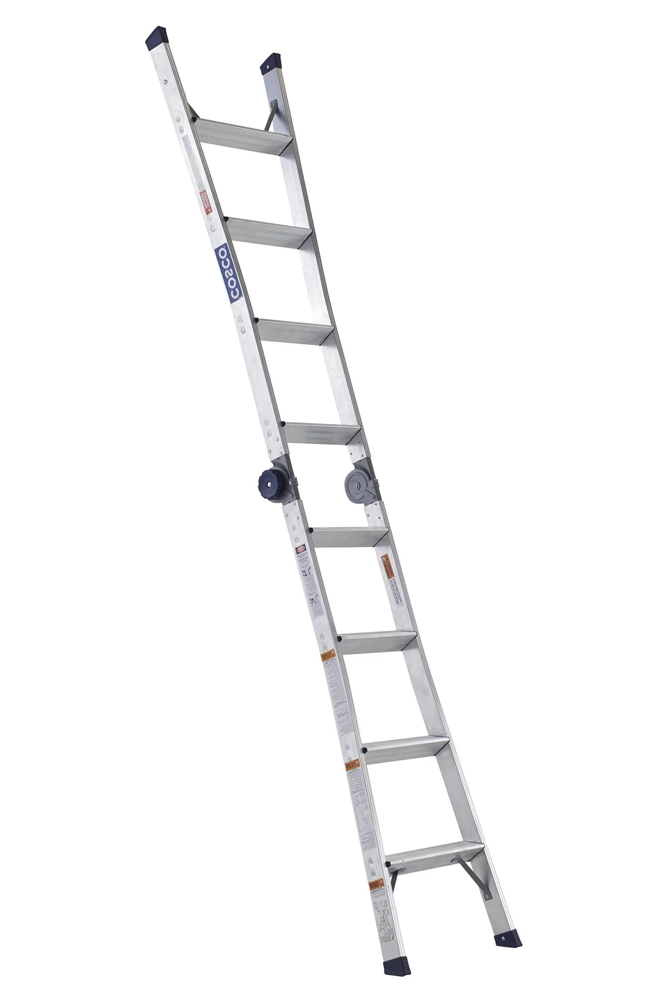 2-in-1 Trap- en Uitklapladder, Bereik 2,64 m
