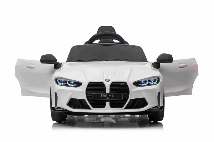 Licensed BMW M4 Electric 12V Kids Ride on Car With Remote - White