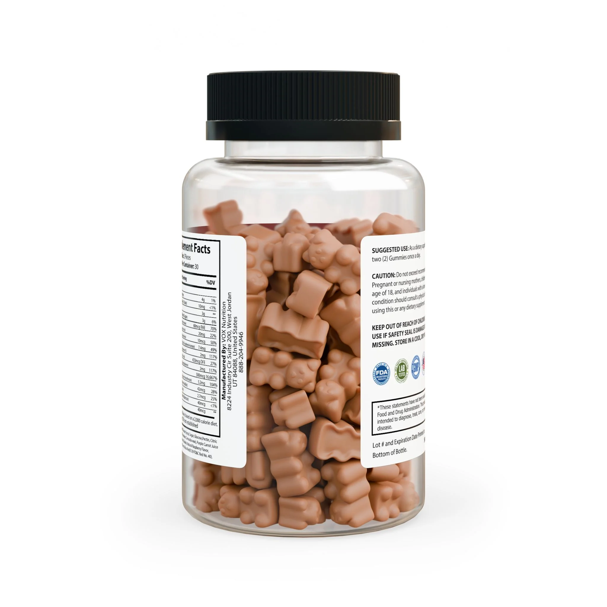 Hair Vitamin Gummies (60 Gummies) Healthy Hair Vitamins