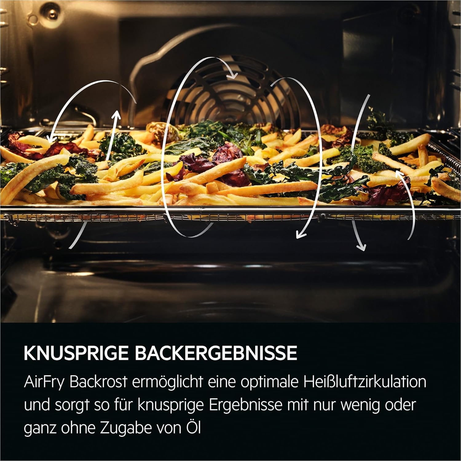 AEG Standherd mit Induktions-Kochfeld 60 cm/SteamBake – mit Feuchtigkeitszugabe/Hob²Hood/Touch-Bedienung/Grillfunktion/Display mit Uhr/Kindersicherung/A / CIB6644BBW