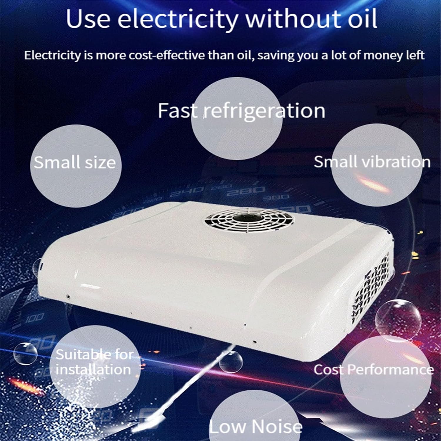 Wohnmobil-Klimaanlage, 12 V/24 V, Für Caravan, Wohnmobil, LKW, Parkplatz, Elektrisch, Batteriebetrieben, Kombinierte Heizungs- Und Kühlklimaanlage Mit Heizeinheit, Für Bu（12V）