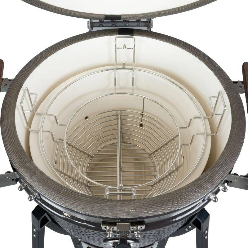Grill węglowy Grizzly Grills 46 cm, czarny - GE101