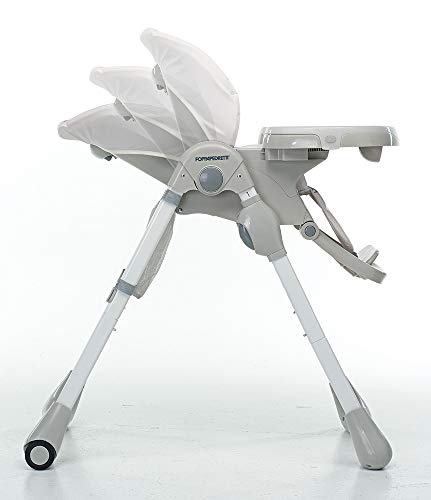 Foppapedretti Seggiolone Meeting, bambini da 6 mesi a 3 anni (fino a 15 Kg), Seduta/Poggiapiedi/Schienale Regolabili, Cesto Porta Oggetti, Stabile e Confortevole, con Imbottitura Lavabile, Teddy : Prima infanzia