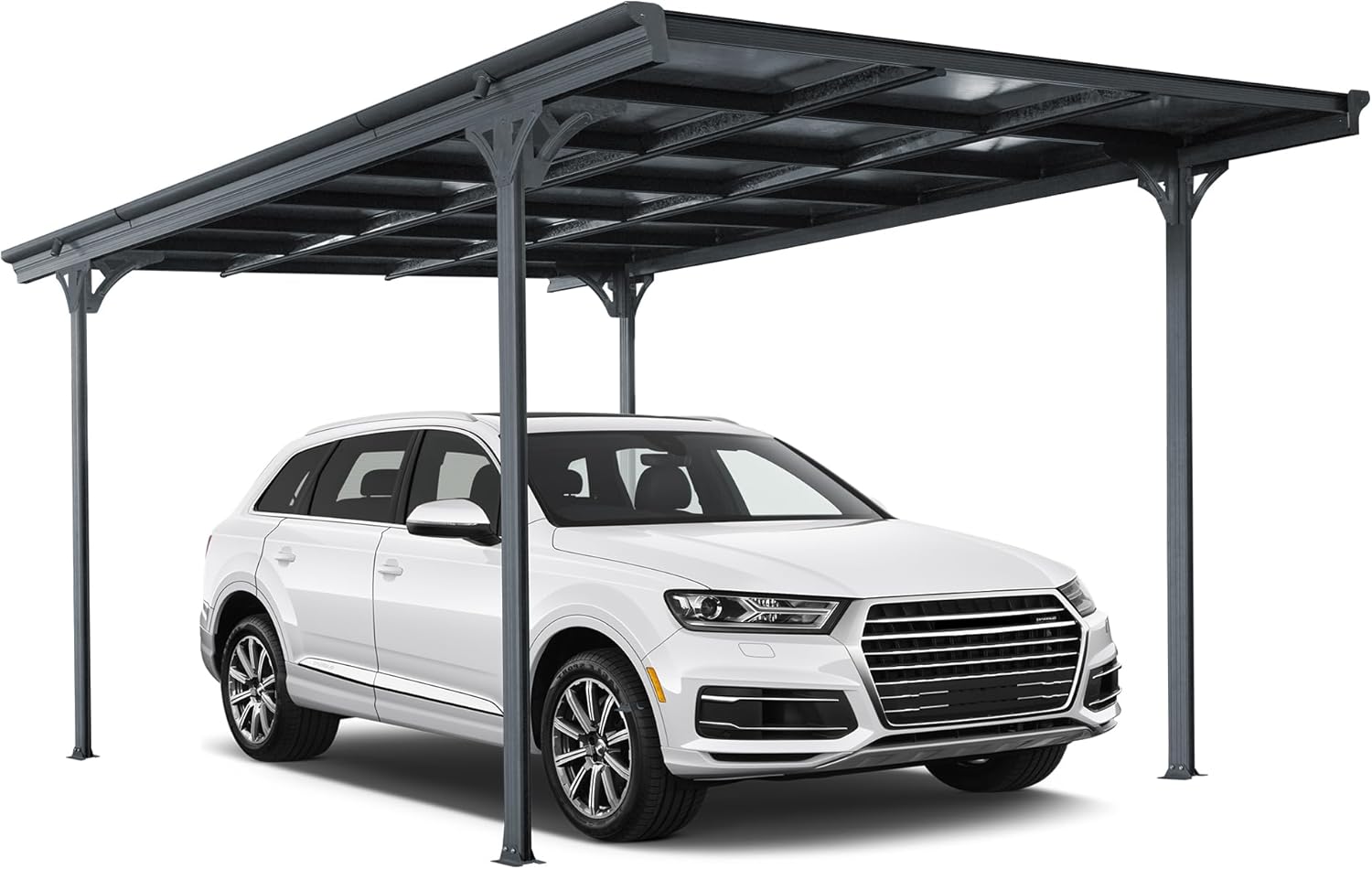 Ximax Aluminium Einzelcarport Carport ECO 503 x 300 cm, Anthrazit