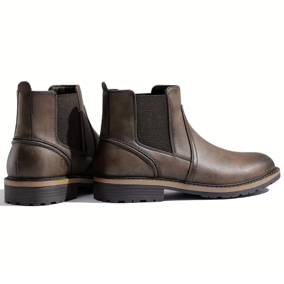 Men��s Brown Chelsea Boots �C Matte Finish