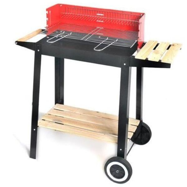Grill ze stali nierdzewnej 83x28x83 cm
