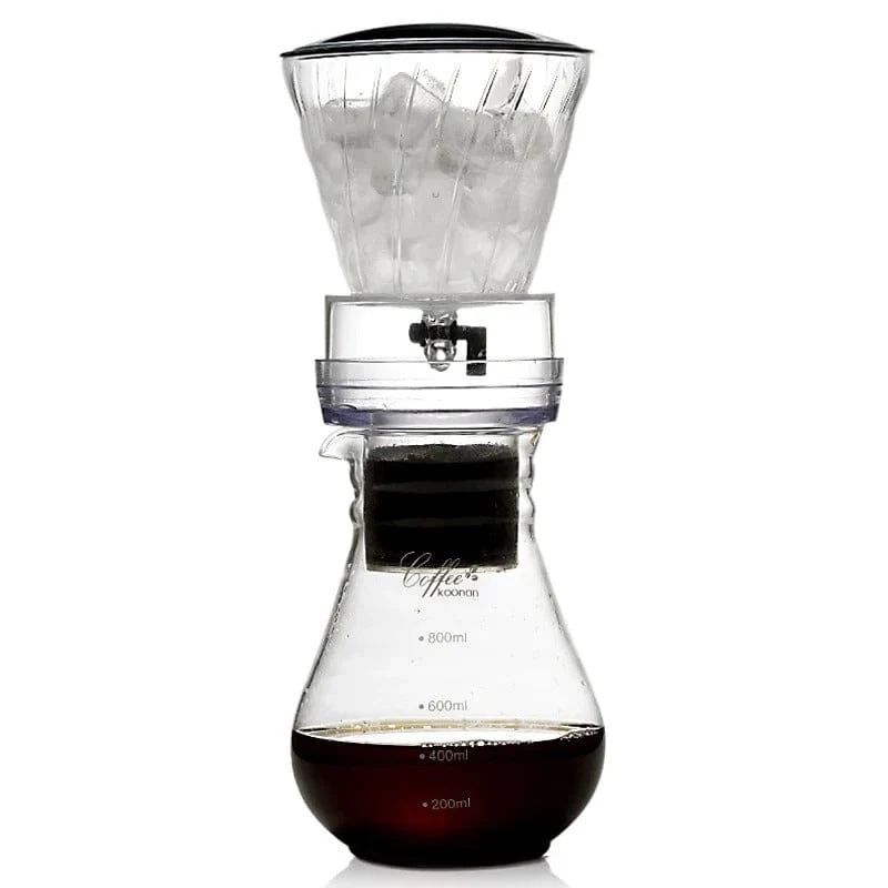 Glass Cold Brew Drip Coffee Maker with Reusable Filter