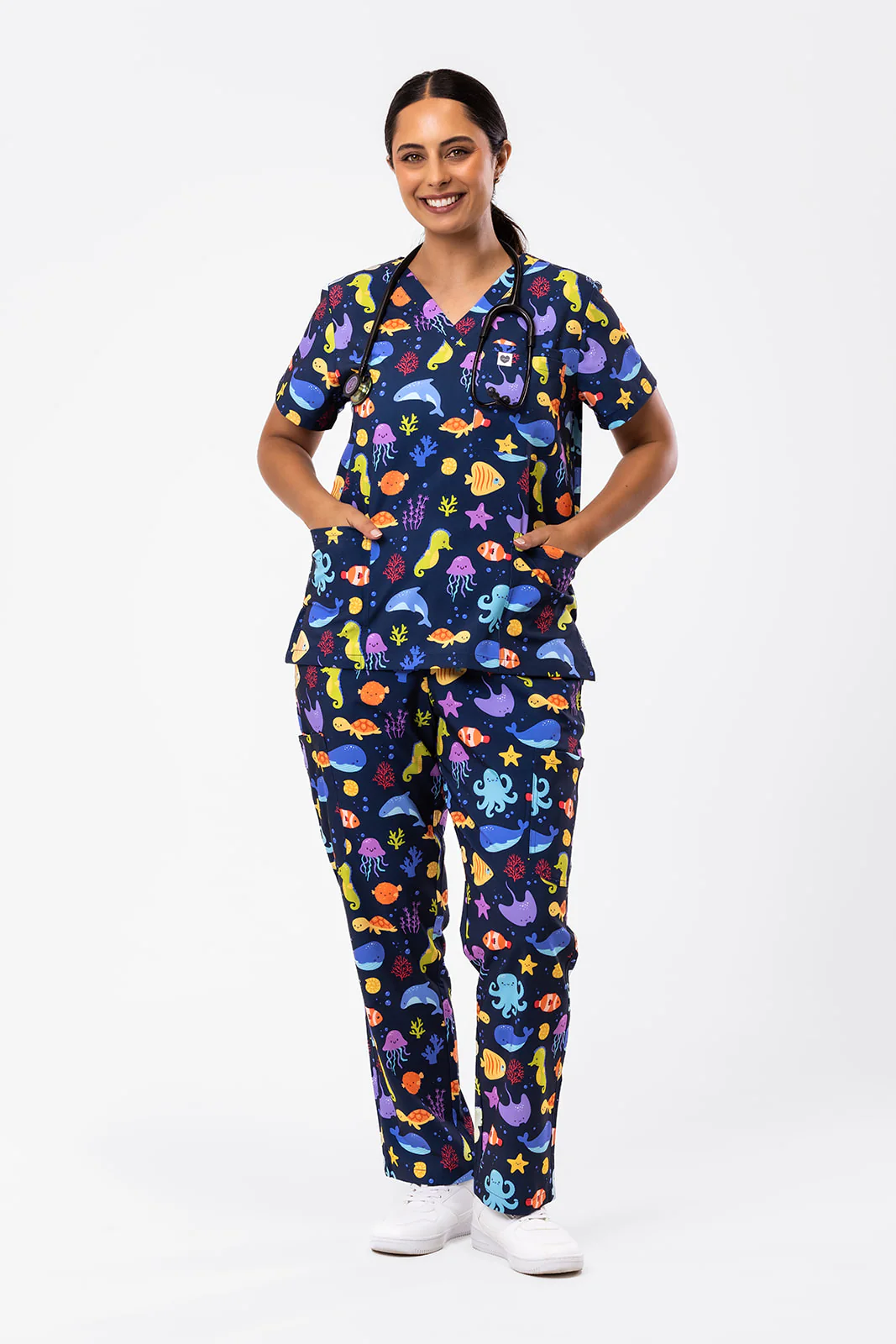 Ocean Cuties Scrub Set