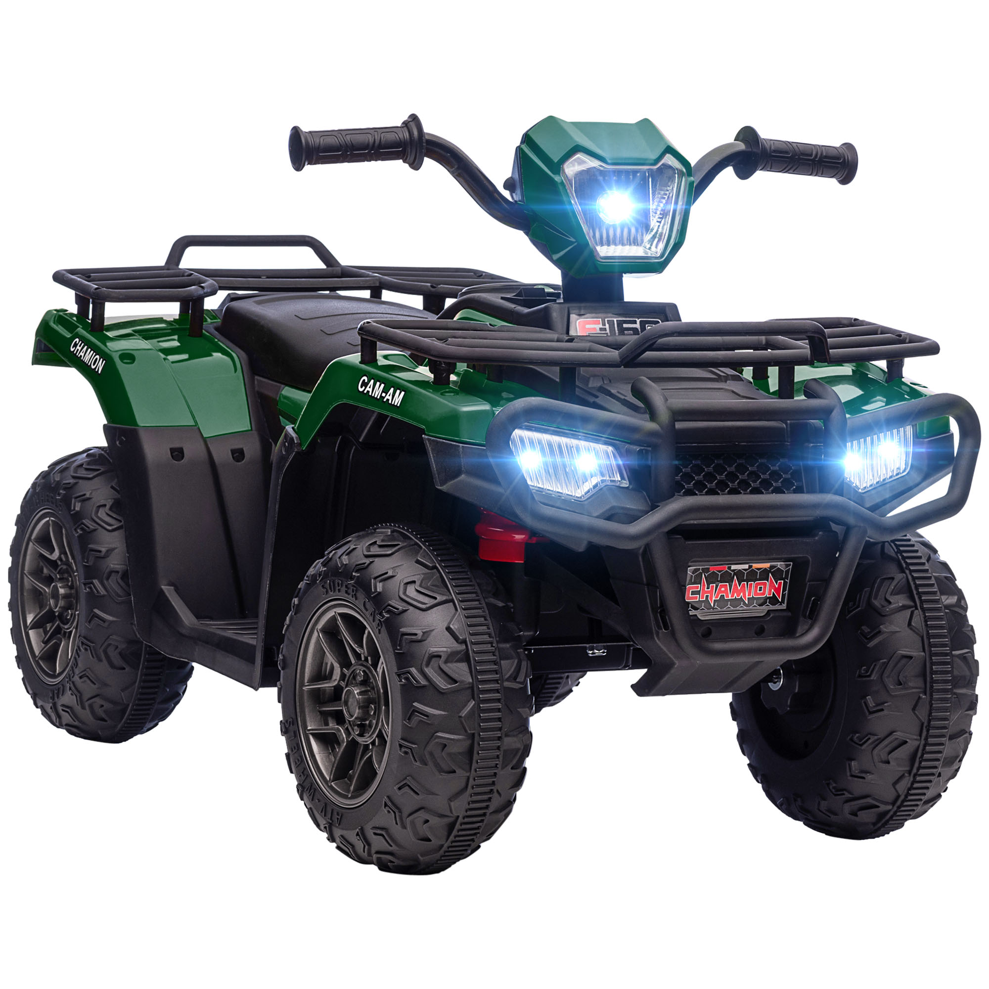 elektrische kinderquad, elektrische auto, elektrische quad, kindervoertuig, groen