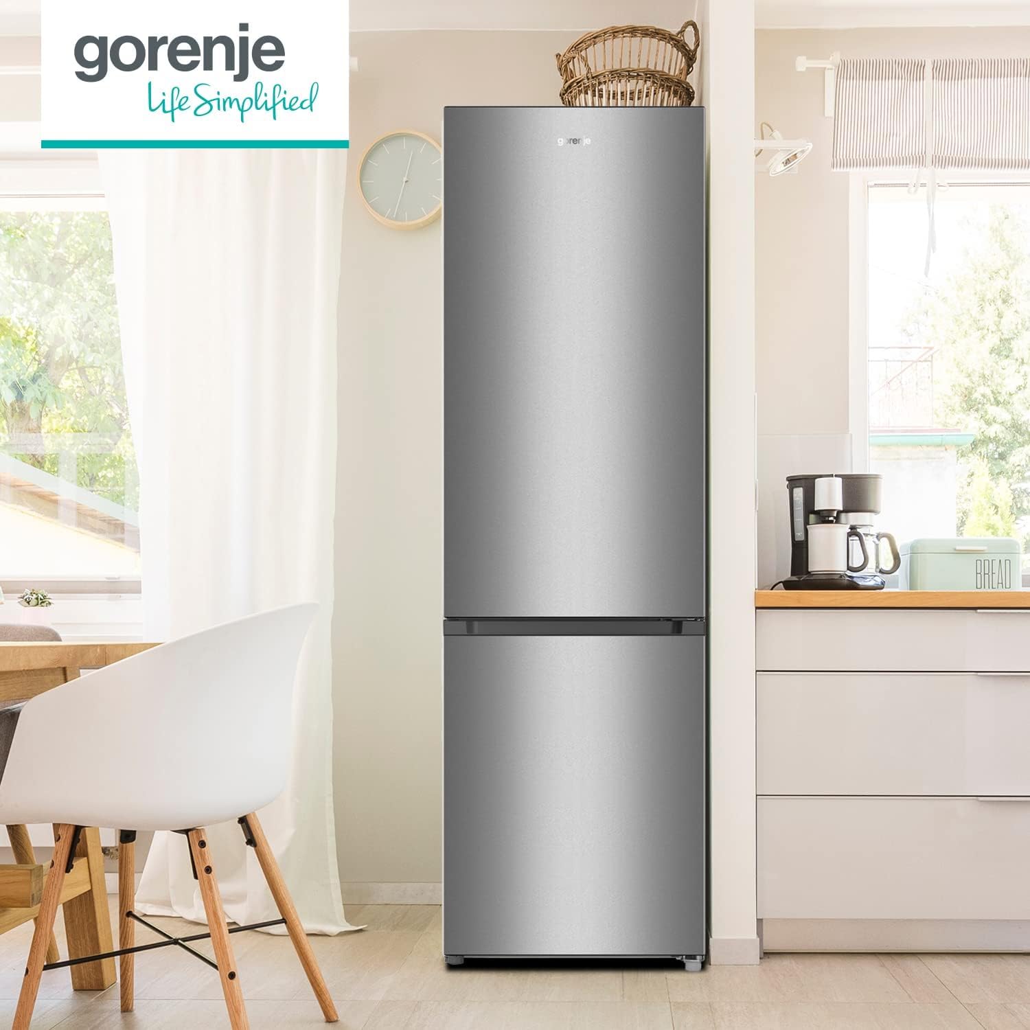 Gorenje R 4142 PW Kühlschrank/ Höhe 143,4 cm/ 242 L / LED Beleuchtung, Weiß