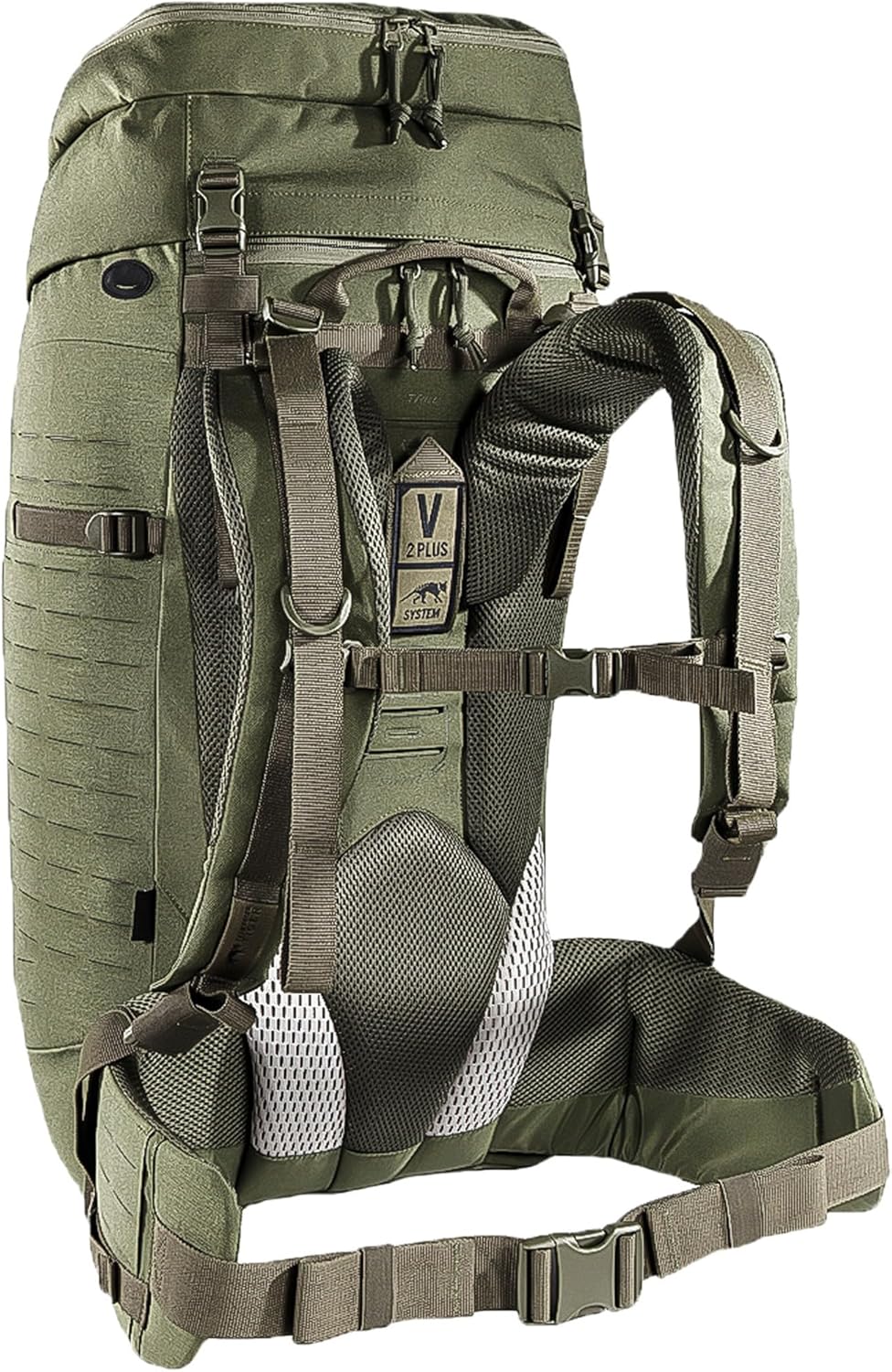 Tasmanian Tiger TT Rucksack Modular Pack 45+ Molle-Kompatibler Backpacker Trekking-Rucksack Abschließbar 50L Gesamt-Volumen
