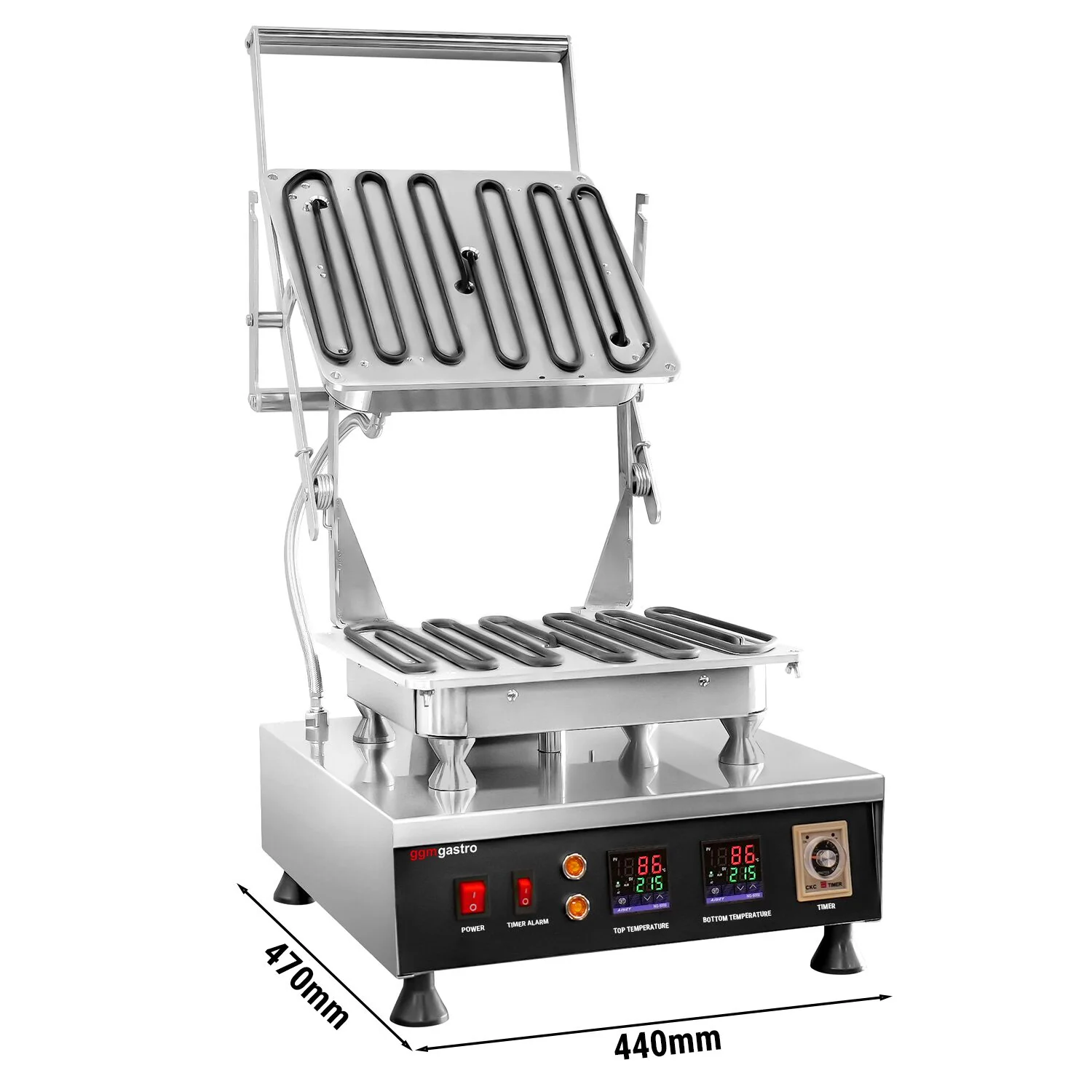 Profesjonelt tertejern - 3,2 kW - uten bakeplater