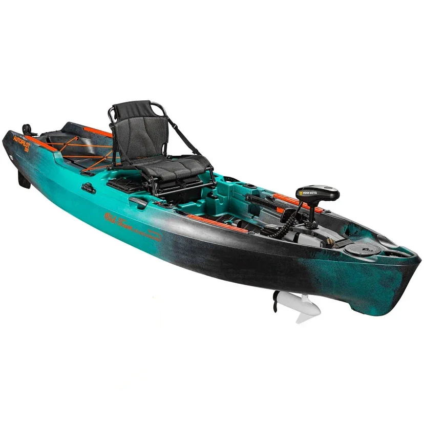 Old Town Sportsman AutoPilot 120 Motorized Fishing Kayak with Minn Kota Trolling Motor – 12-ft