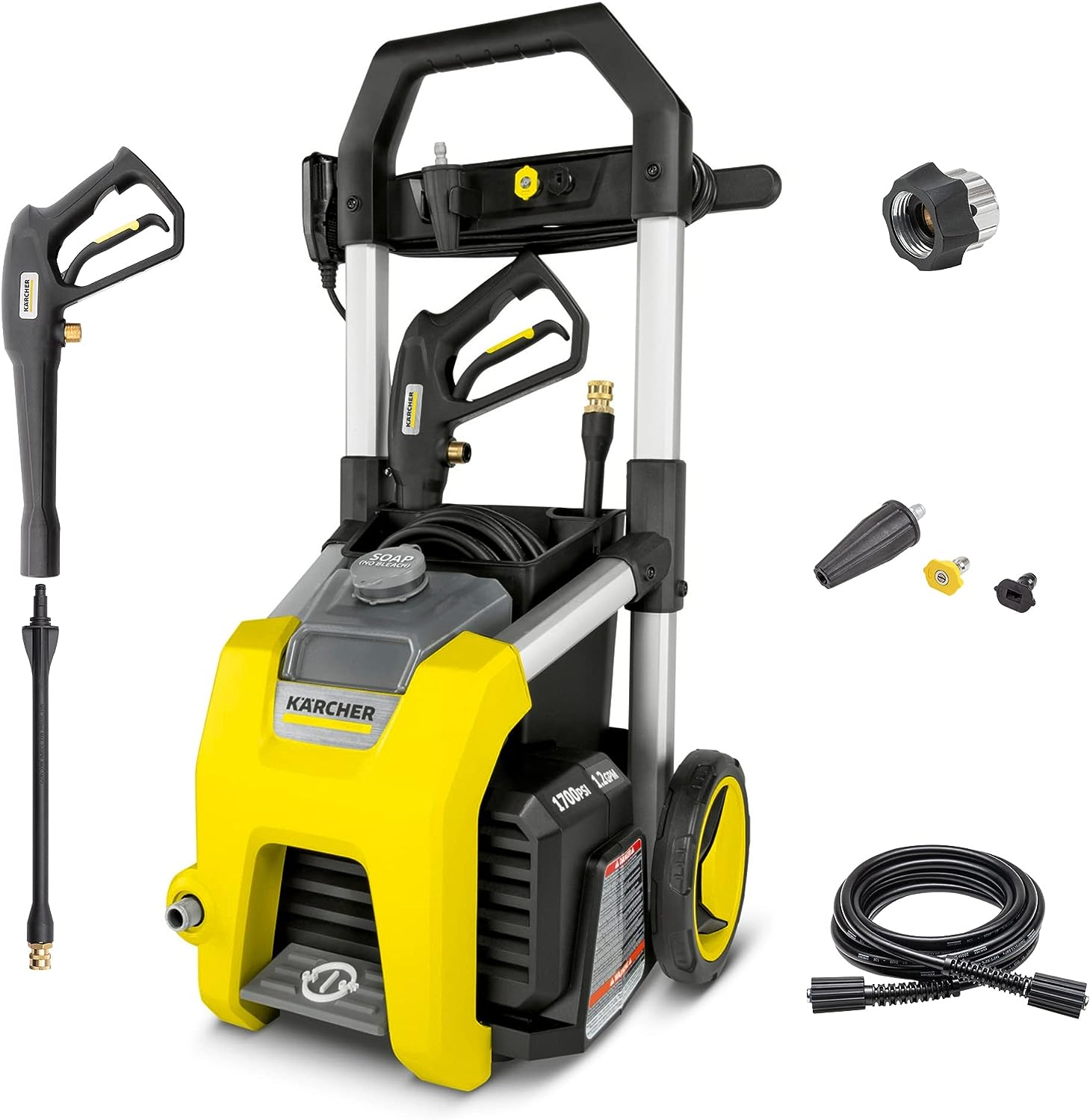 K?rcher 1700 PSI TruPressure Elektrische Hogedrukreiniger �C Maximale Druk 2125 PSI