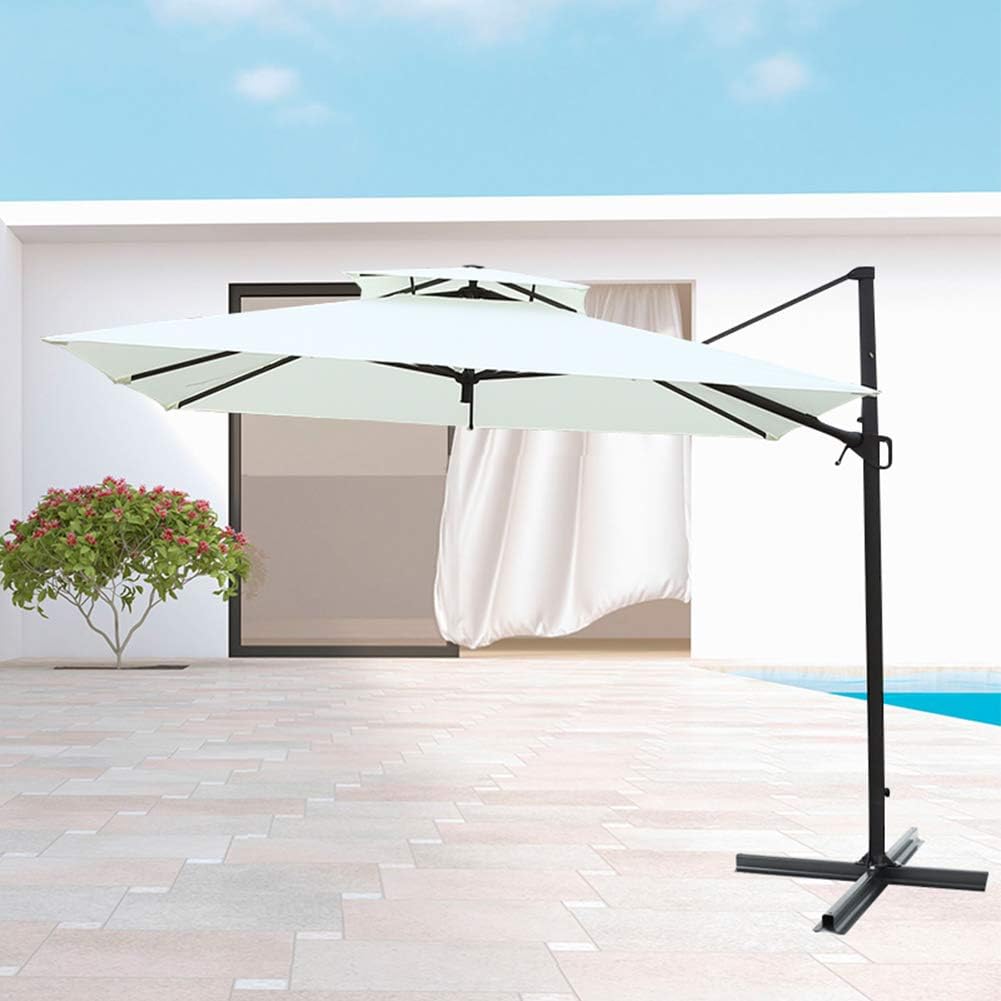 Garten Parasols Garten Regenschirm Parasol, 10 Fuß/mit Kurbel/Aufzug, Marktterrella/Außenterrasse Outdoor -Parasole im Freien