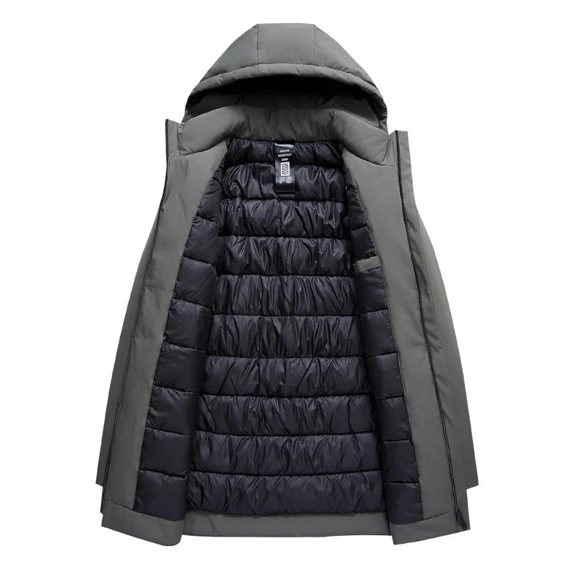 Winterparka f��r Herren | Warme Jacke mit Kapuze