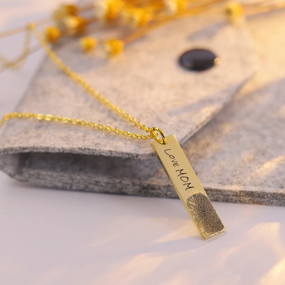 Fingerprint Jewelry, Fingerprint Necklace, Handwriting Jewelry Necklace, Fingerprint Pendant