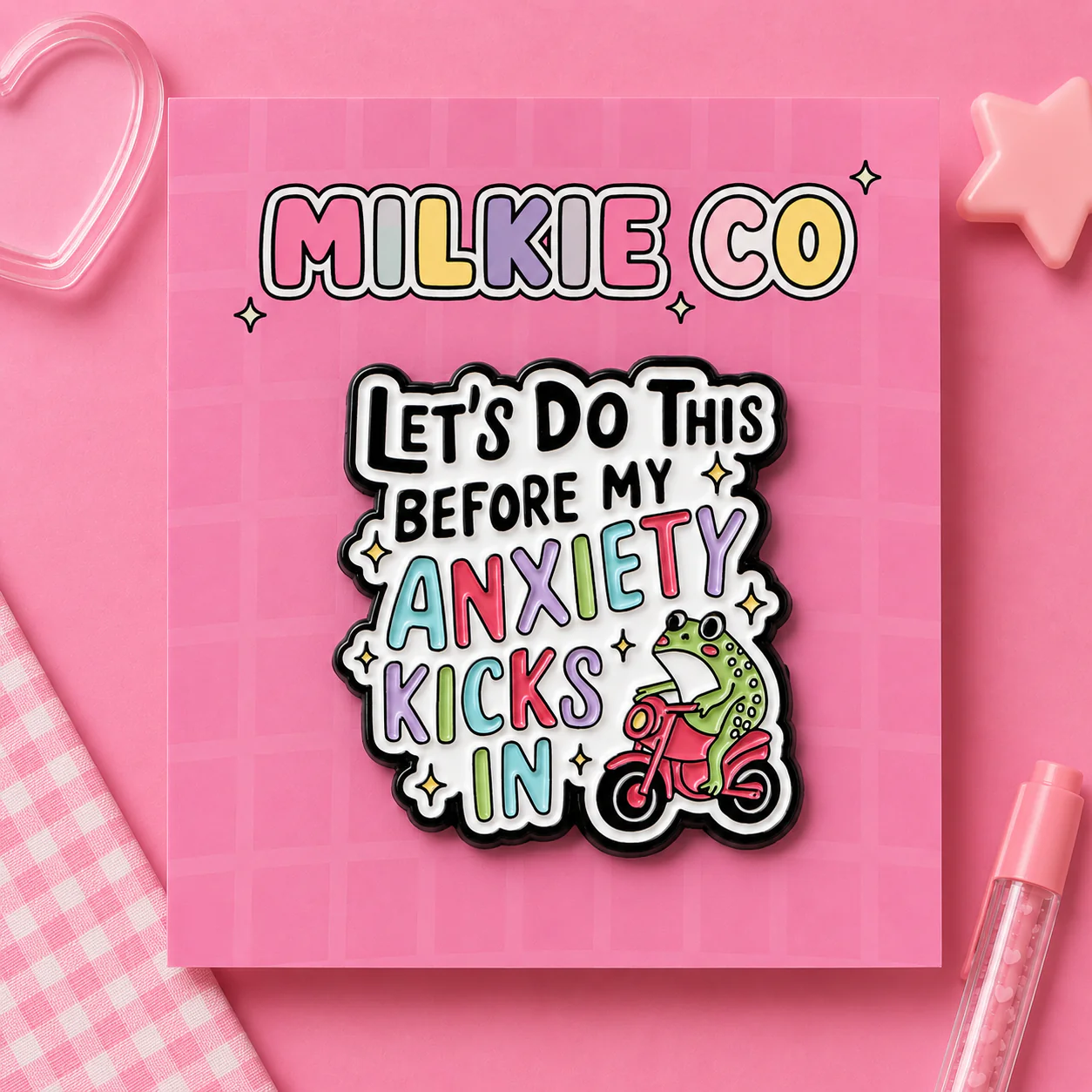 'Lets do this' Enamel Pin