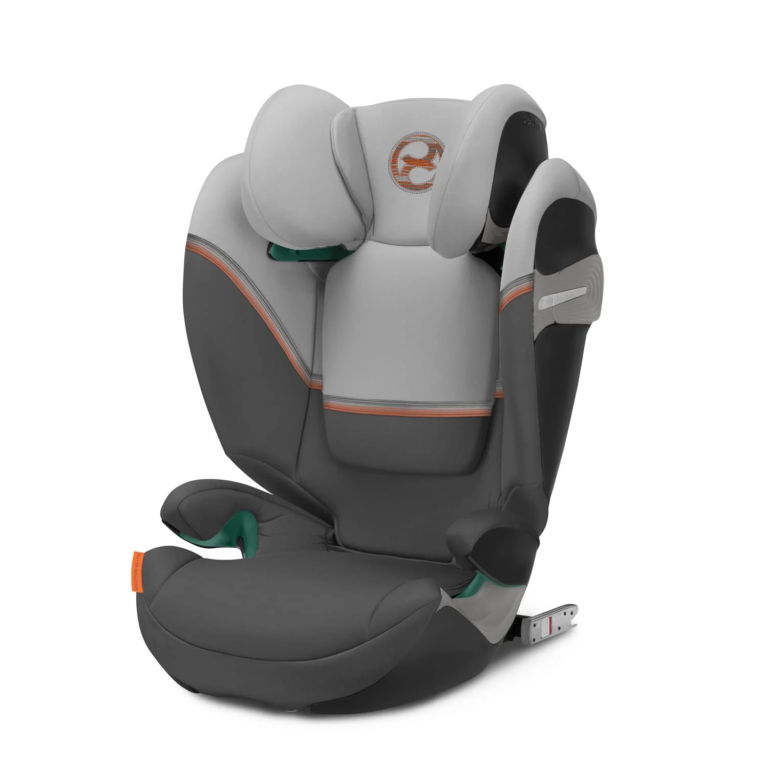 CYBEX Gold Autostoel Solution S2 i-Fix, Voor auto's met en zonder ISOFIX, 100 - 150 cm, Vanaf ca. 3 tot 12 jaar (15 - 50 kg), Lava Grey