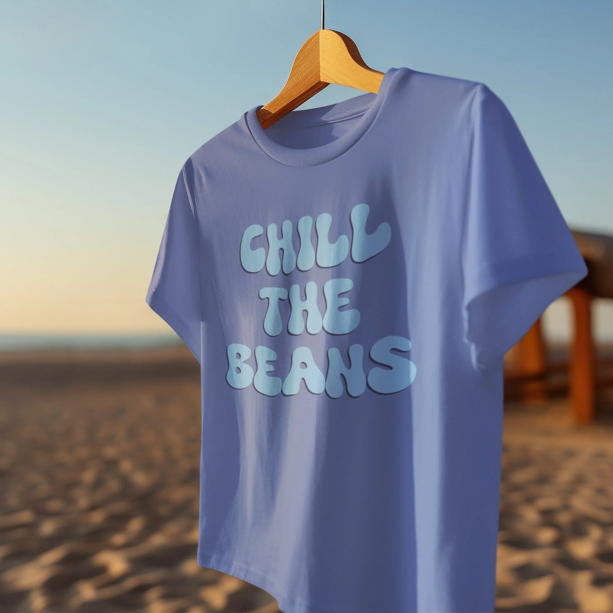 Chill the Beans Shirt, Funny Baby Onesie, Cute Toddler Retro Shirt - Retro Natural Infant, Toddler & Youth Tee