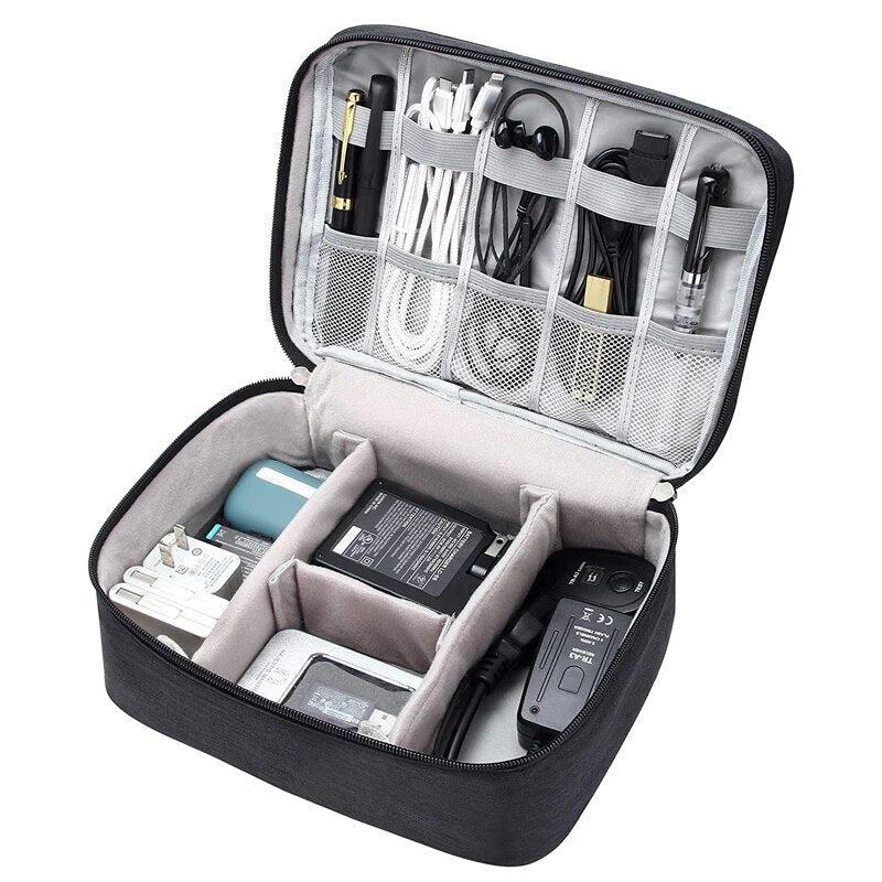 Tech Organizer | Je essentiële oplossing voor het opbergen van elektronica onderweg!