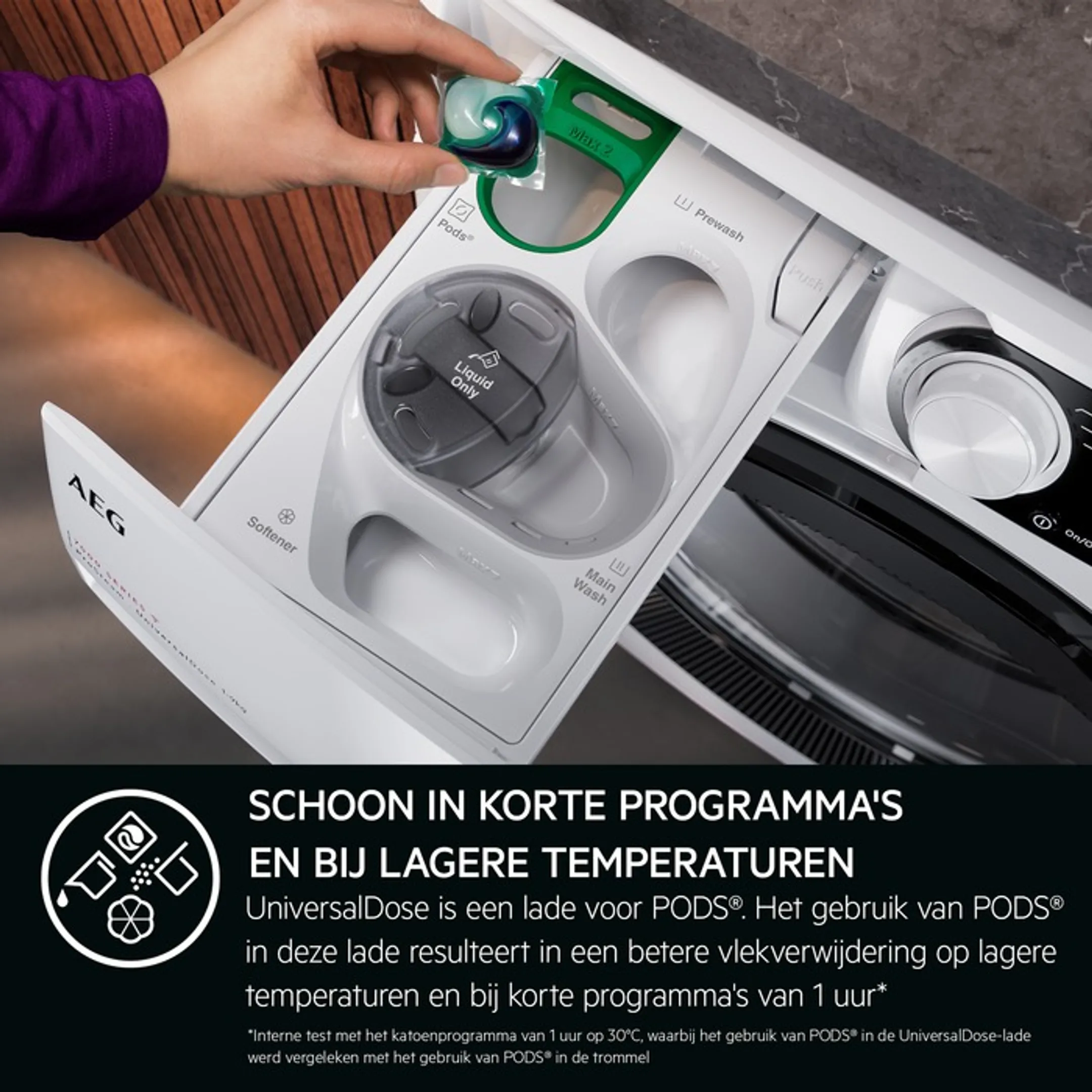 AEG Wasmachine LR63U944 PROSENSE® UNIVERSALDOSE