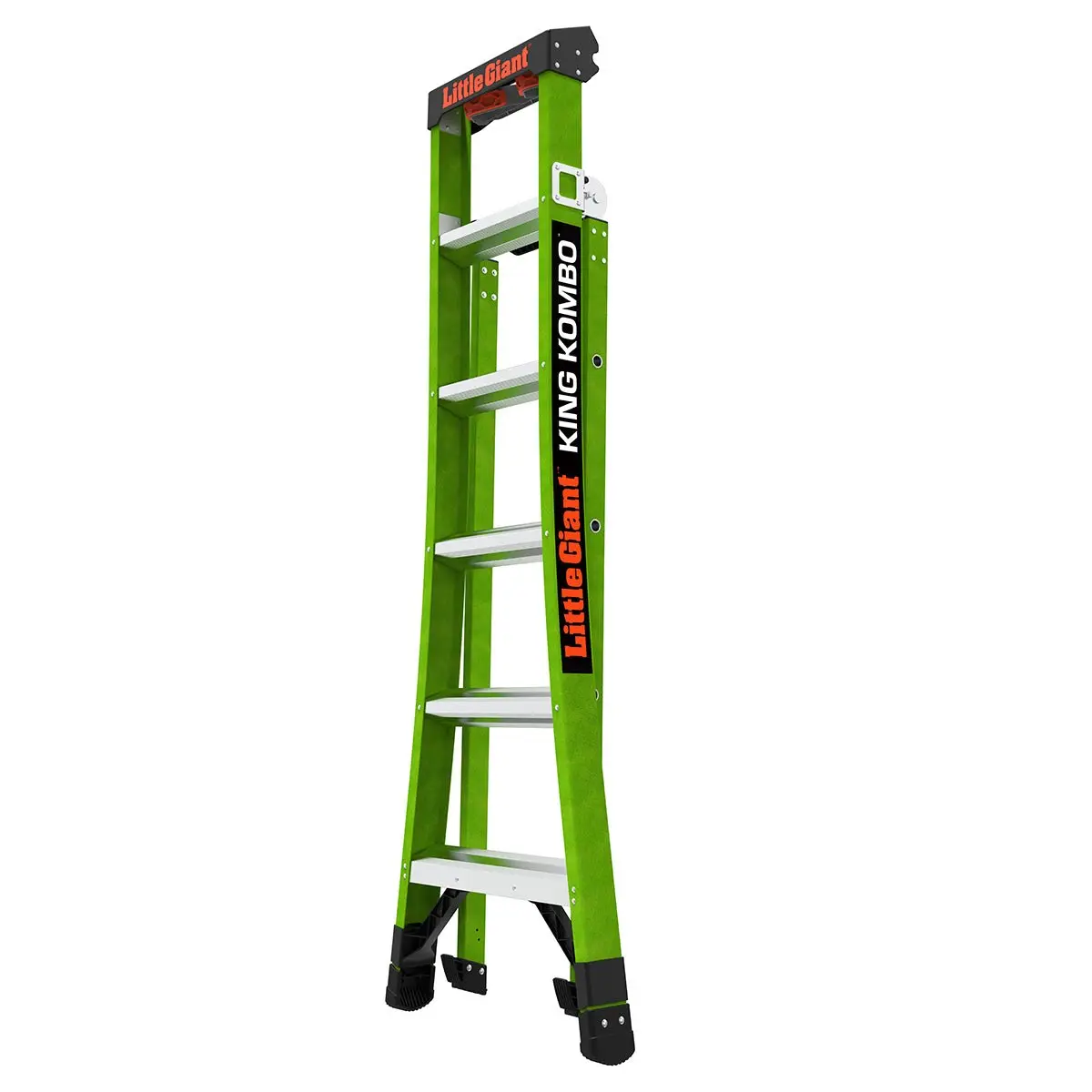 Little Giant KING KOMBO? Professionele 6 Voet Glasvezel 3-in-1 Ladder, Capaciteit 375 lbs