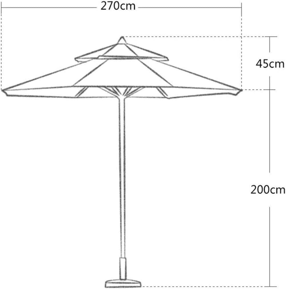 Garten-Sonnenschirme für den Außenbereich, Marktschirm mit Sockel, großer tragbarer Offset-Sonnenschirm für Pool, Deck, Garten, Hinterhof, Pool good
