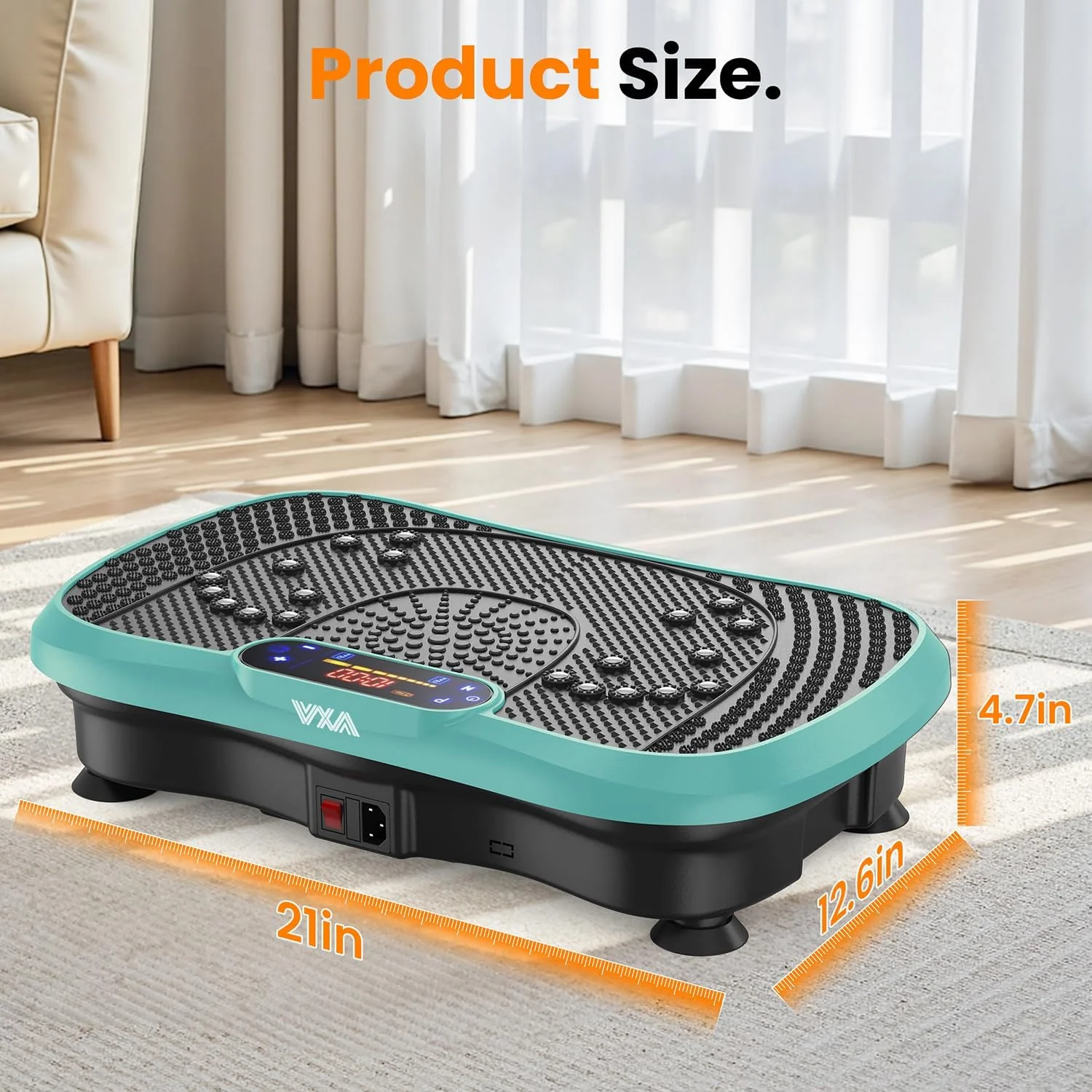 AXV Vibration Plate Fitness Platform Trainer Suitable for men and women to lose weight and burn fat at the gym