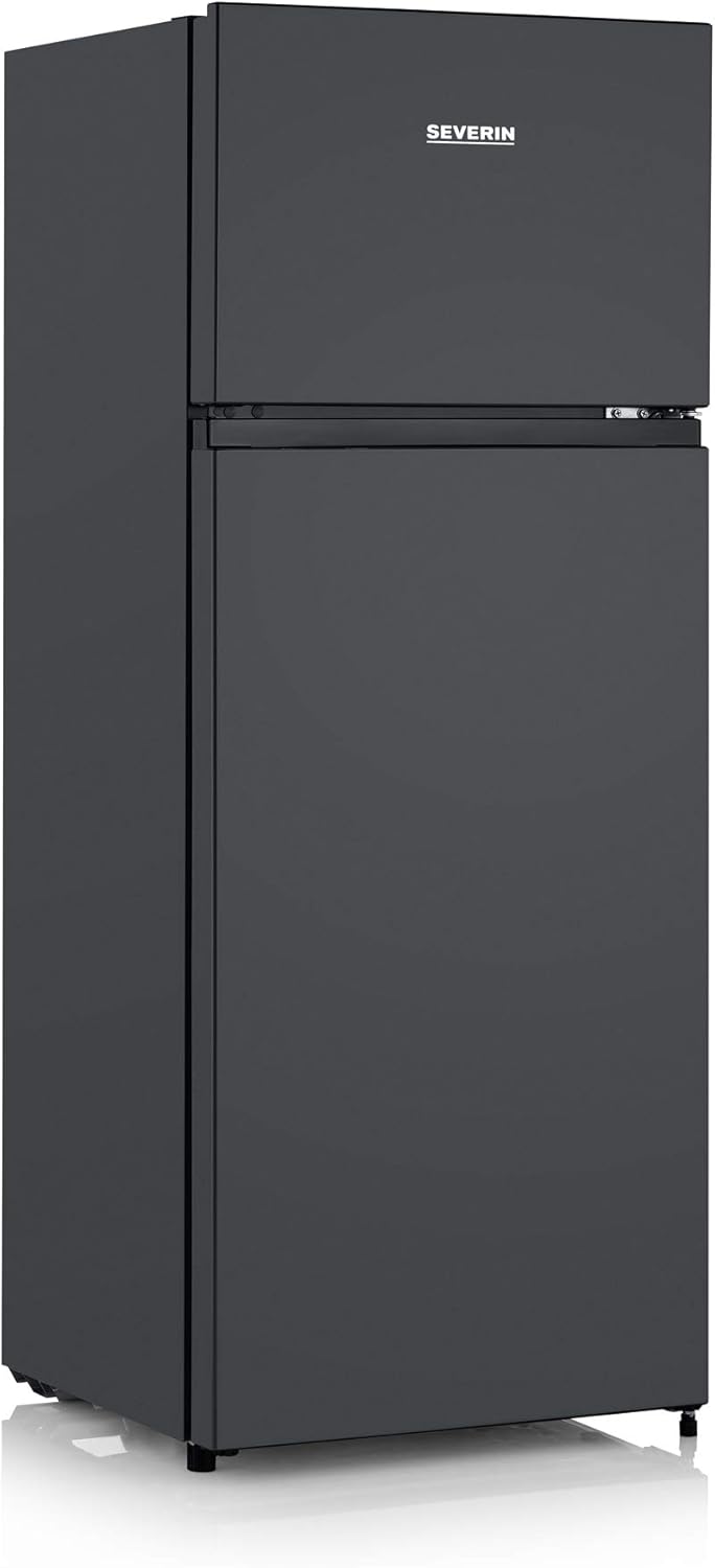 Severin DT 8762 réfrigérateur-congélateur Autoportante 206 L E Noir