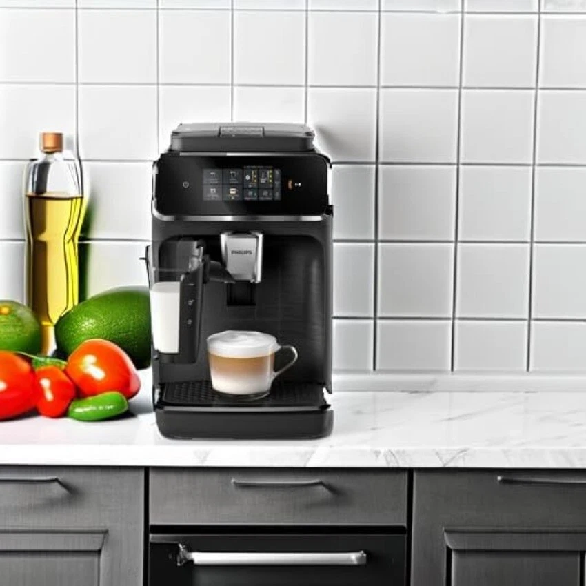 PHILIPS Series 2300 Volautomatische Espressomachine ?C 4 Warme Dranken, Snelle Reiniging