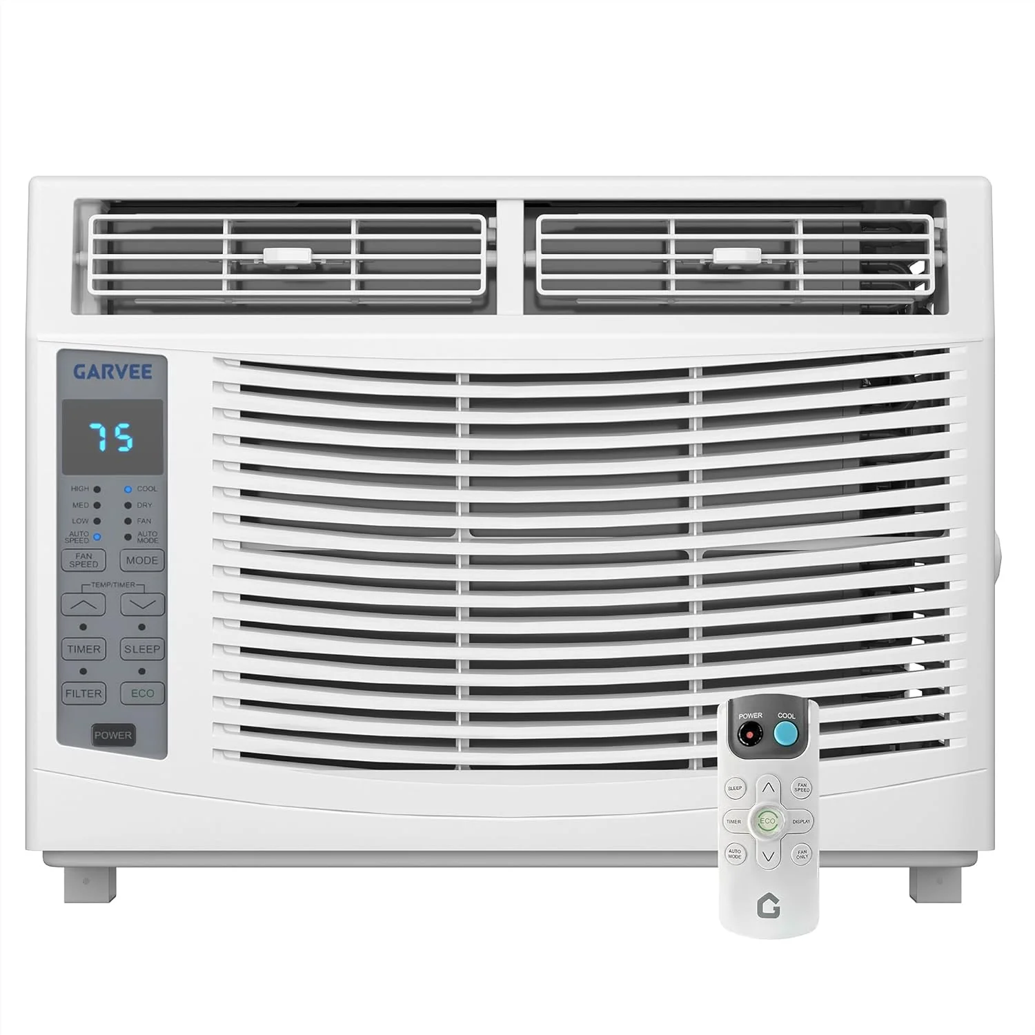 Garvee 6000 BTU U-Shaped Window Air Conditioner, Cools Up to 269 Sq.Ft.