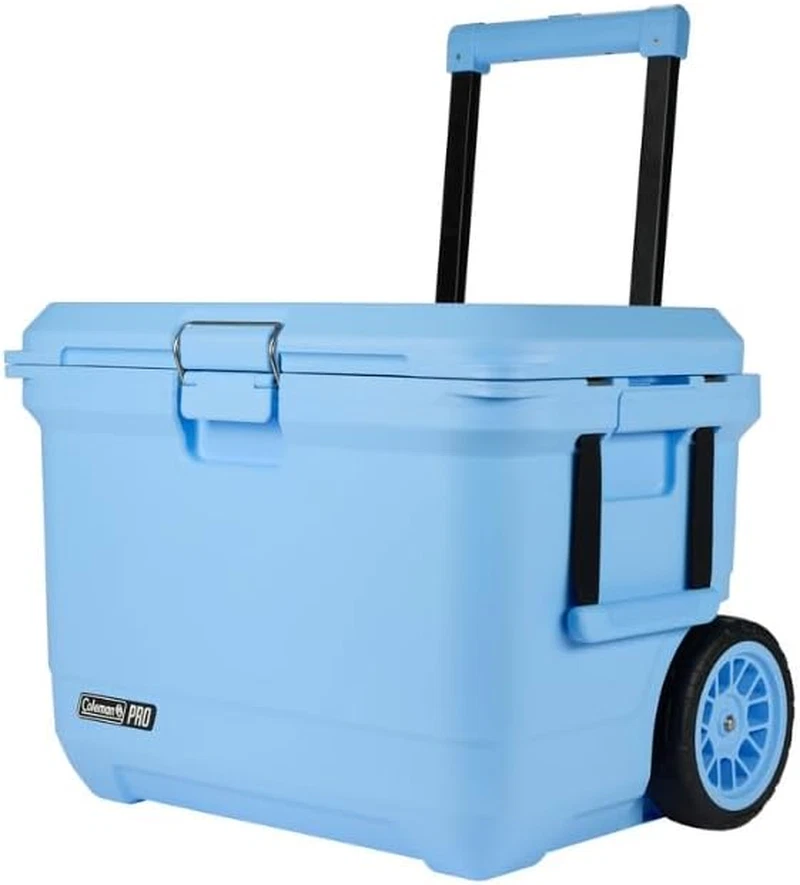 Pro 55Qt Ultralichte Premium Harde Koelbox met Wielen, Extra Dikke Isolatie Houdt I