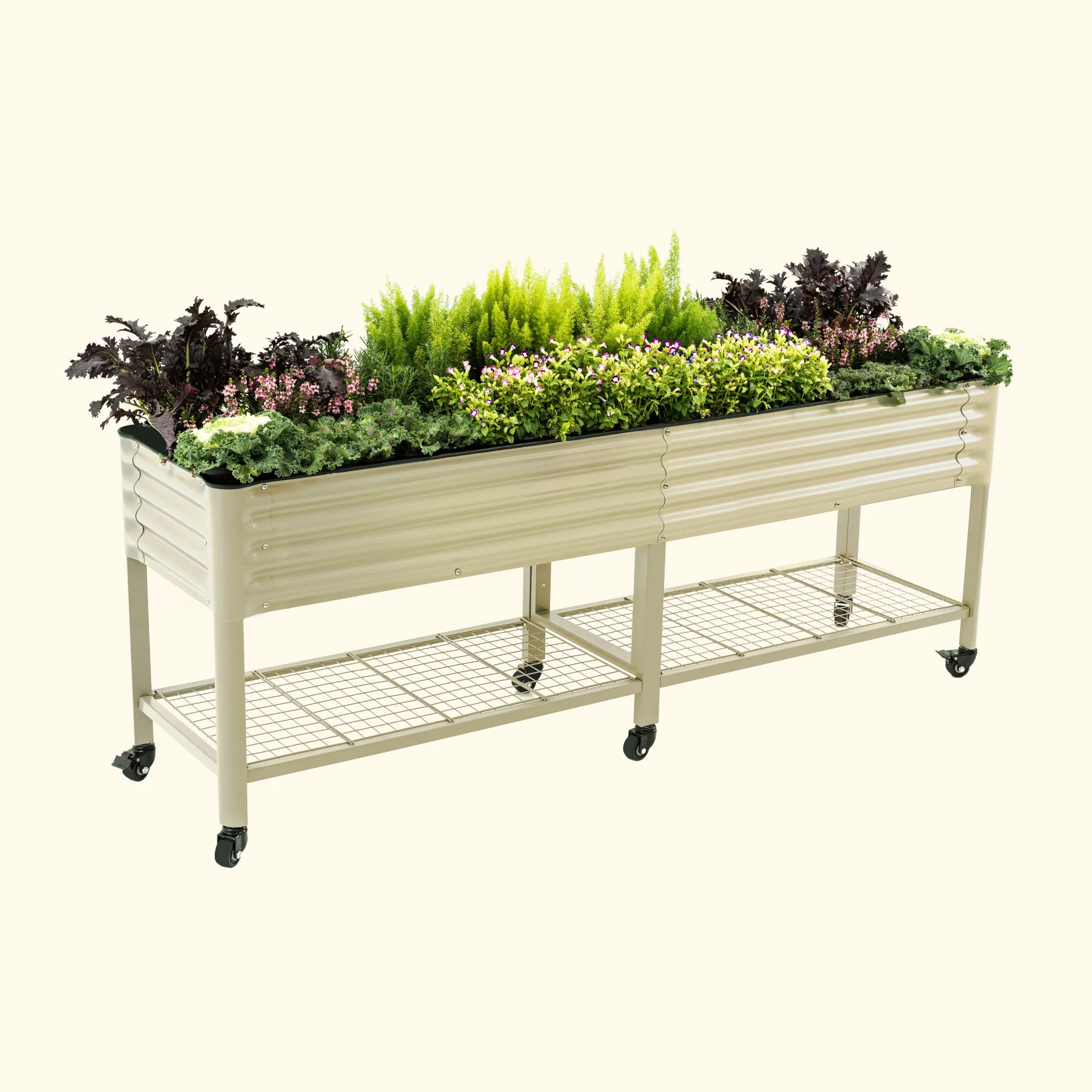 Verhoogde tuinbak �C V-serie 2' x 8'