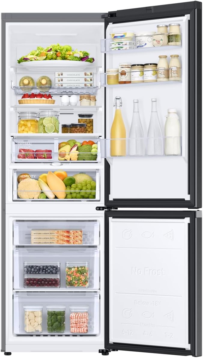 Samsung Kühl-/Gefrierkombination mit AI Energy Mode und Frischeschubladen, 344 l