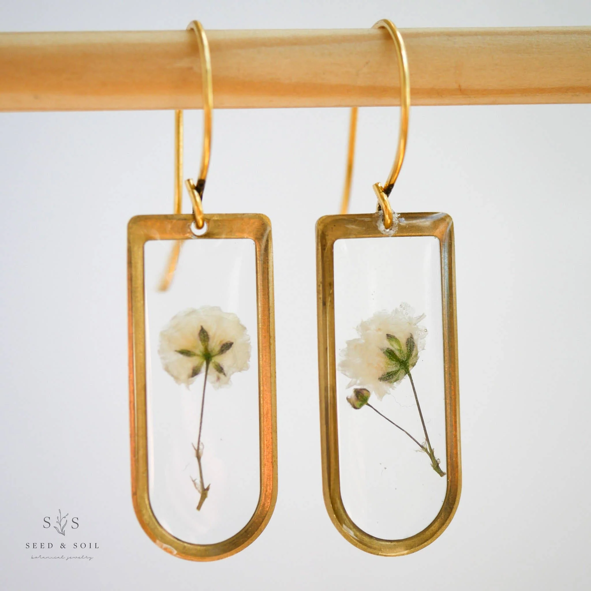 Cathedral Earrings SEED & SOIL BOTANICAL JEWELRY