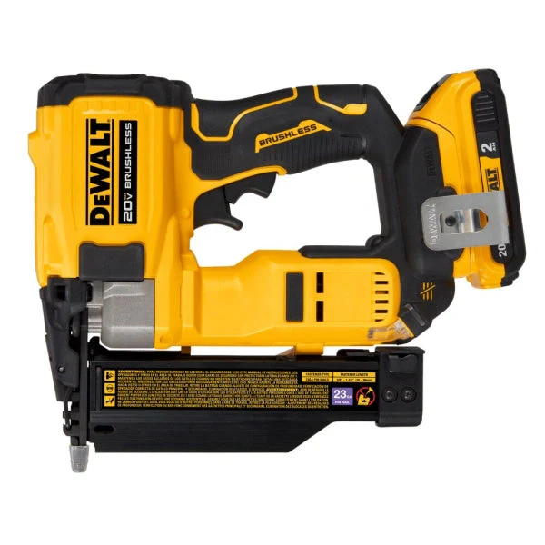 2025 Clavadora sin cable DeWalt ATOMIC 20V MAX Brushless – Kit 23 Ga, para clavos de 16 a 38 mm