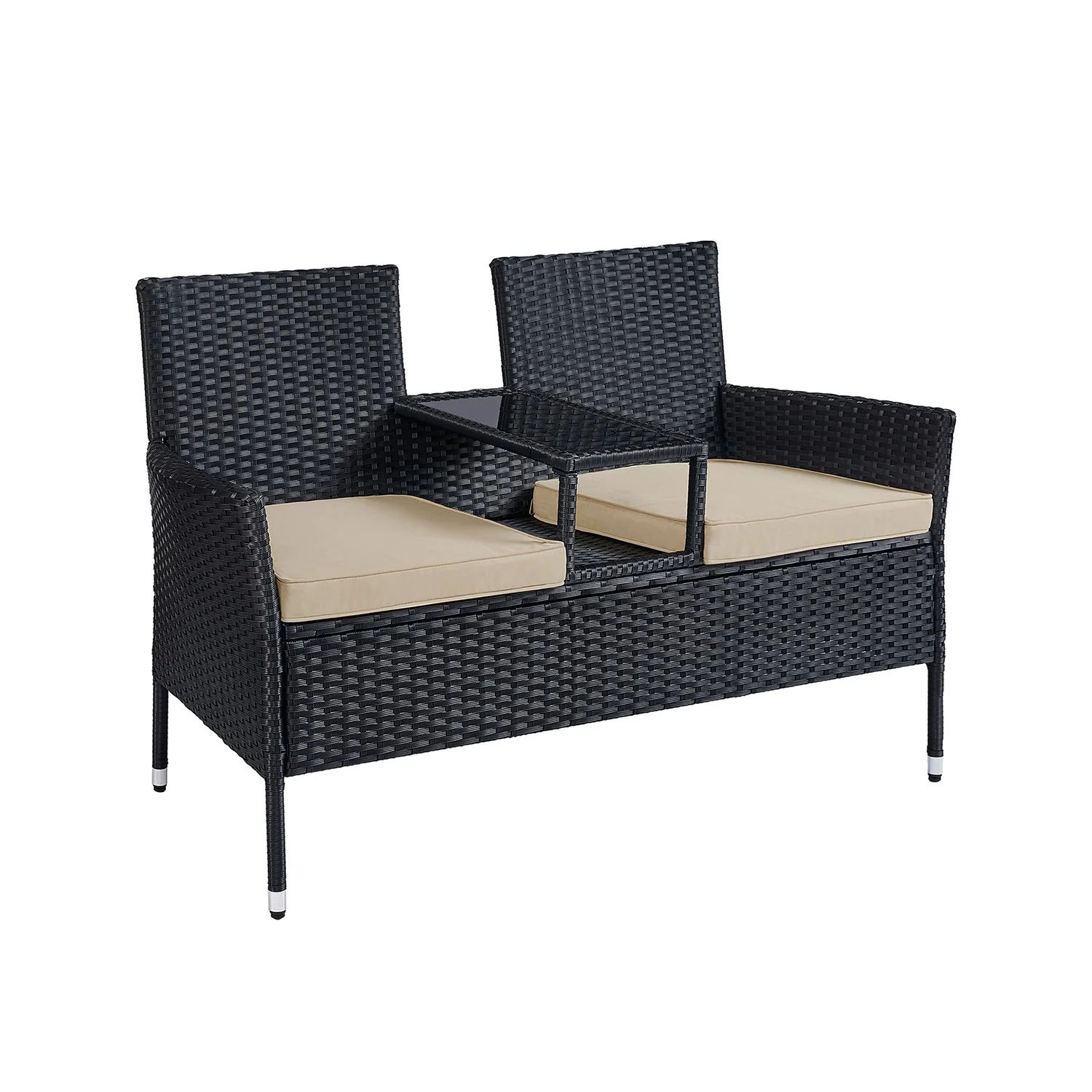 2025 SONGMICS balkonmeubelen van PE-polyrattan met tafel