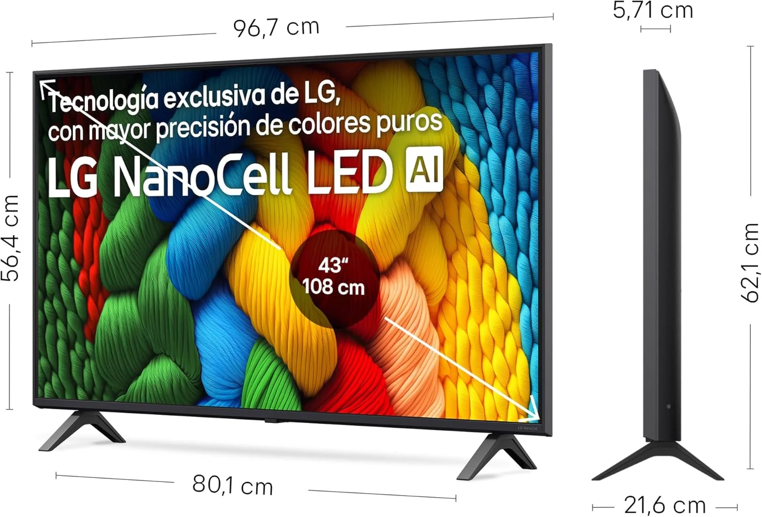 43NANO80A6B - TV 43