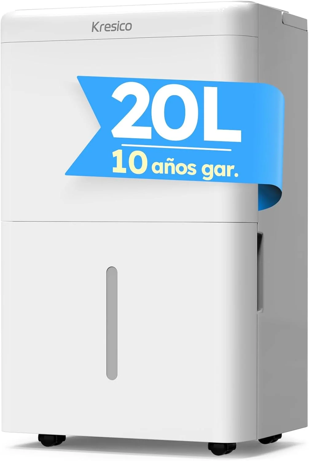 Deshumidificador 20L/día, Deshumificadores de humedad, Cobertura 150m³/50m² desumidifador, Deshumidificador silencioso electrico con Temporizador, Depósito extraíble