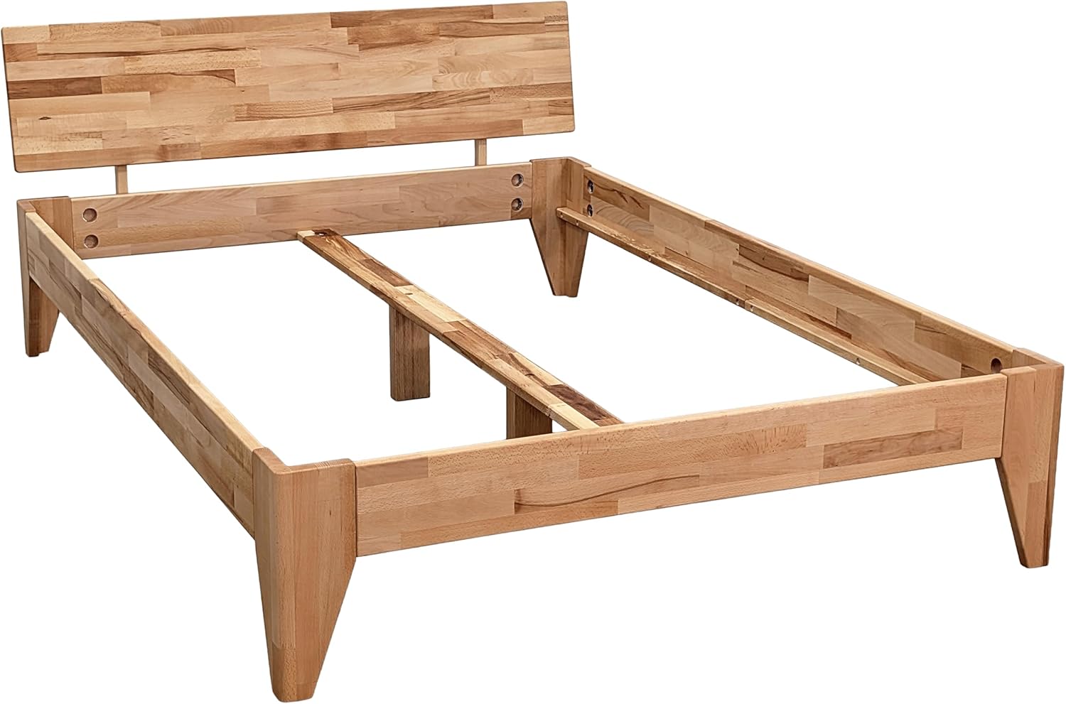 Betten-ABC Massivholzbett Rustica - 180x200 cm - Kernbuche in Naturoptik - Natur geölt