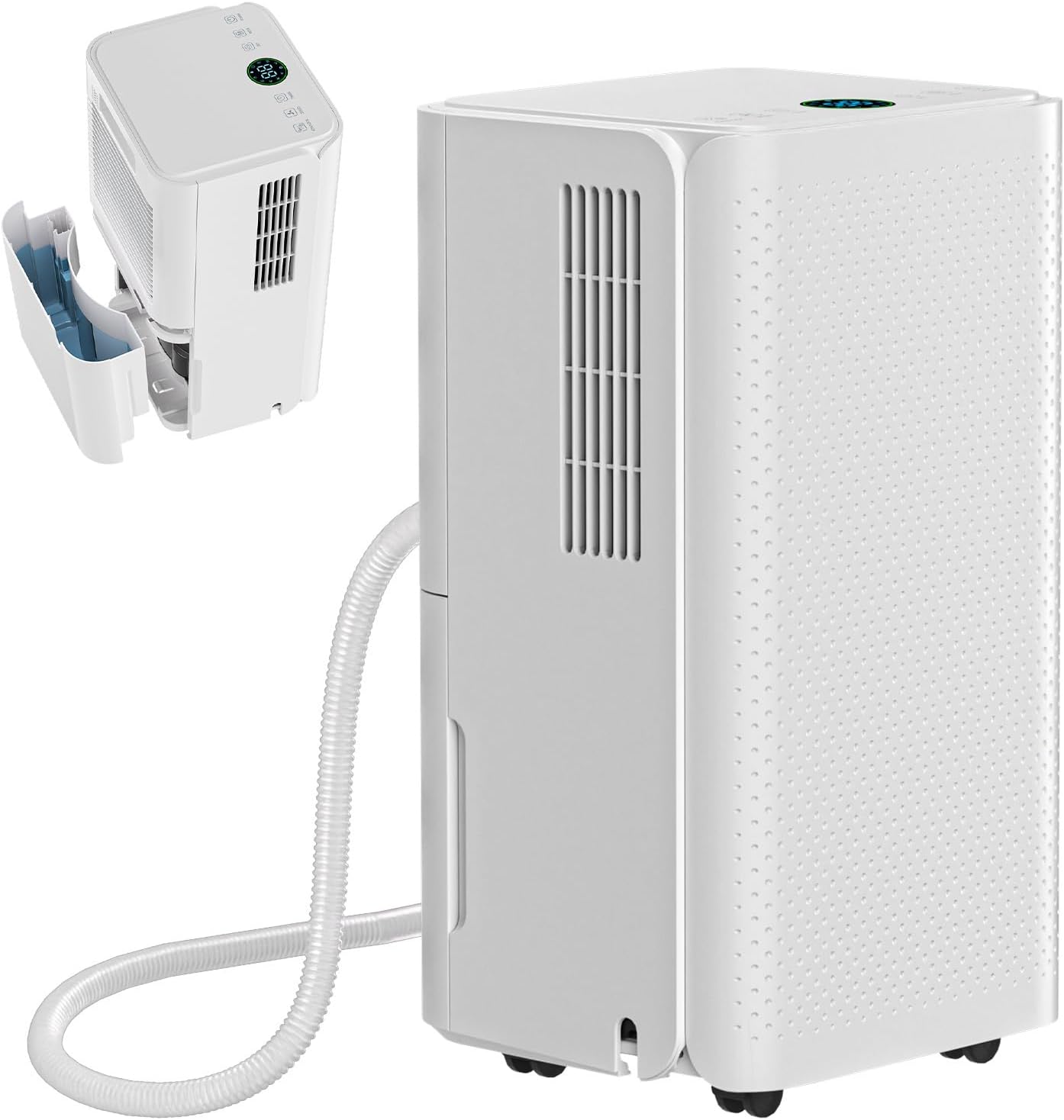 Luftentfeuchter, Luftentfeuchter Elektrisch 16L/24h, Raumgröße ca.75m³(25m²), Leiser Entfeuchter Elektrisch, 24H Timer, Wassertank 2L, Raumentfeuchter für Keller, Wohnung, Wohnzimmer