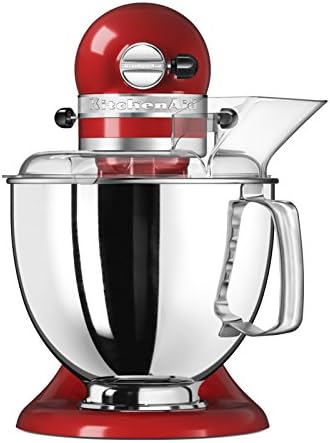 KitchenAid Artisan Küchenmaschine mit Gemüseschneider, Fleischwolf und vielem Zubehör, 5KSM175PSEER (Empire Rot)