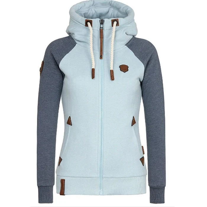 Damen Slim Fit Hoodie - Gemütlicher Fleece-Kapuzenpullover