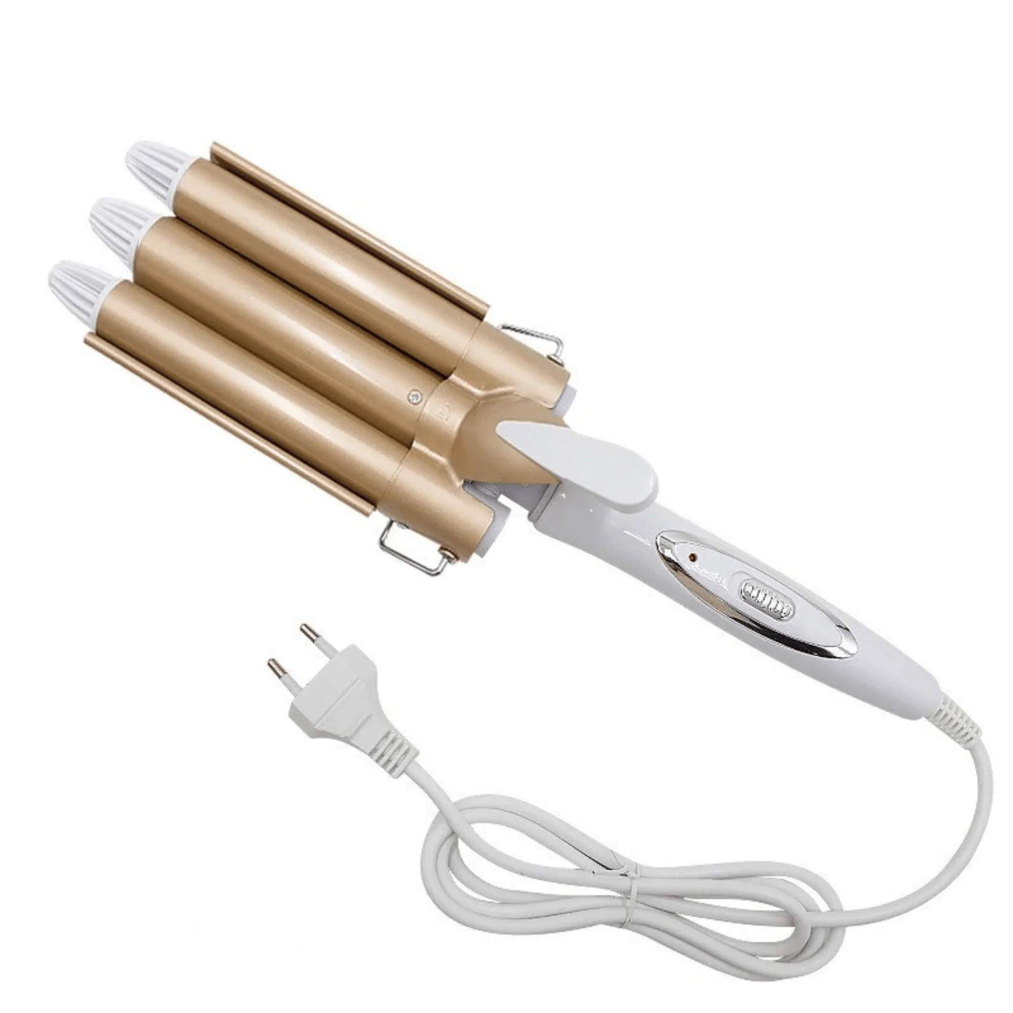 LuxeWave Triple Barrel Curling Iron | Effortless Beach Waves and Voluminous Curls