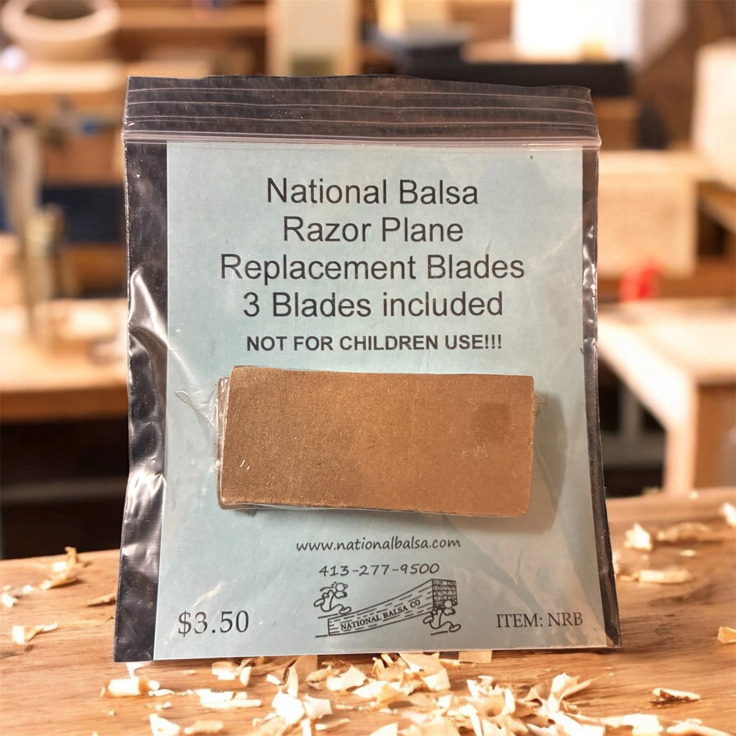 National Balsa Replacement Blades for Balsa Planer